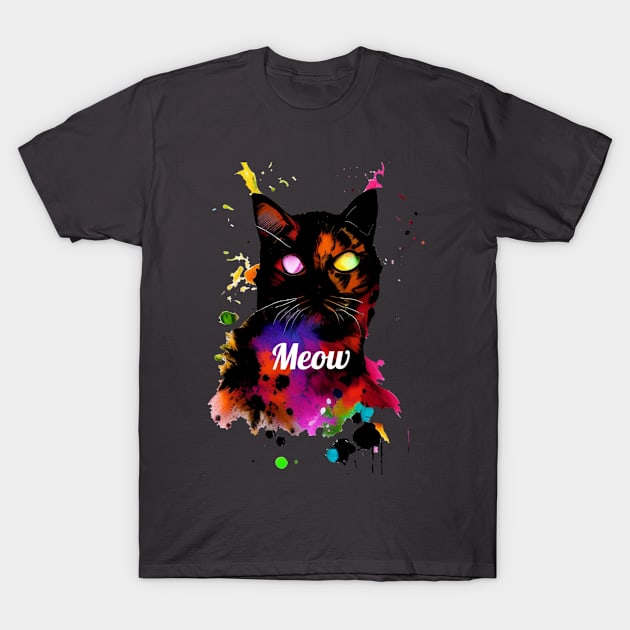 Meow T-Shirt by Forgotten Times